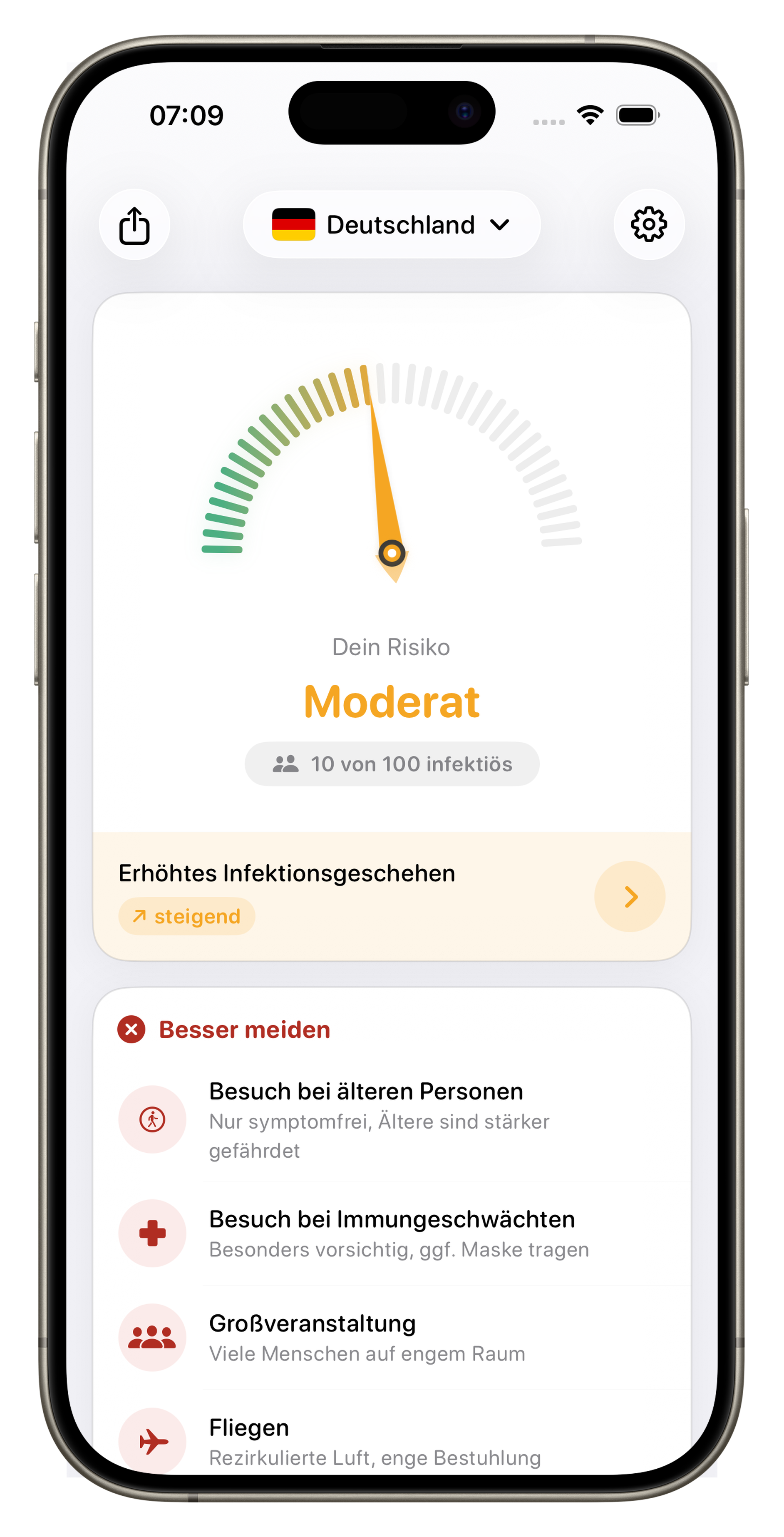 InfektRisiko App